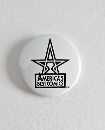 RARE DC Wildstorm America's Best Comics Logo Promo 2000 Pin 1 1/8"