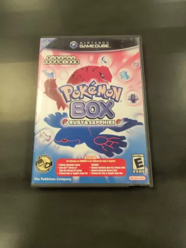 Pokemon Box Ruby and Sapphire Nintendo Gamecube Case And Case Art Only