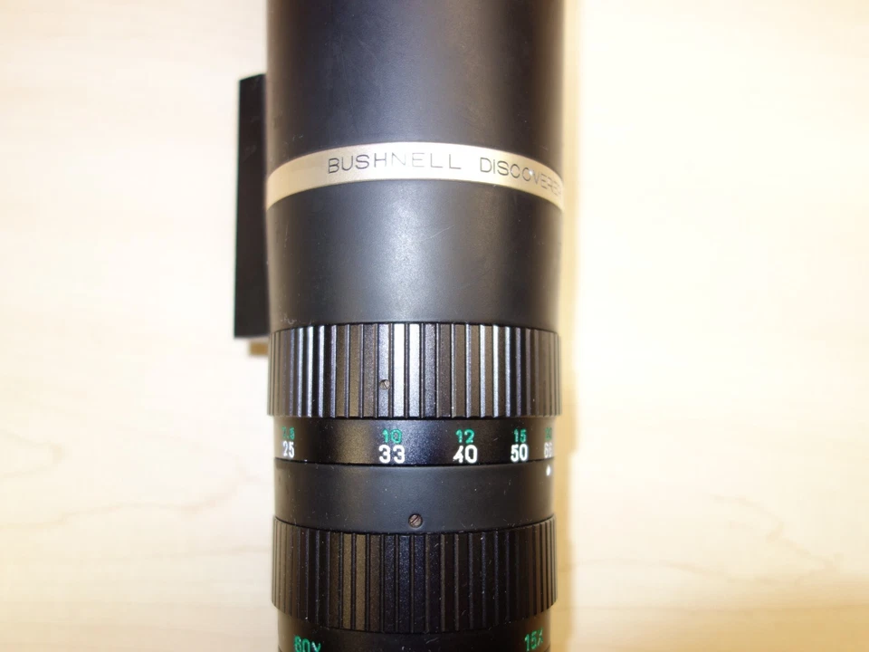 Bushnell Discoverer 60mm 15x60 Zoom Spotting Scope / Telescope Made in Korea - Image 2 of 4