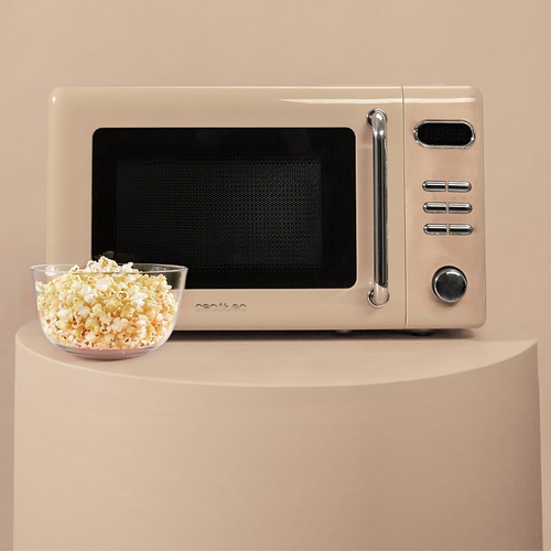Microonde Digitale Con Griglia Da 20 Litri Proclean 5110 Retro Beige. 700 W in 5 - Foto 3 di 12