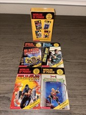 Vintage 1990 Scholastic Nintendo Worlds of Power 4 Book Set + Cards Very Clean!