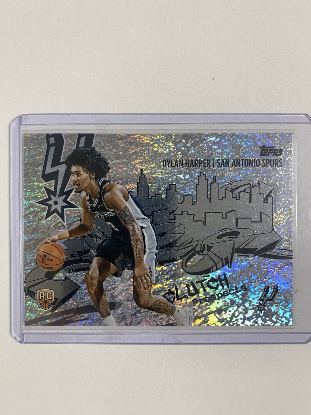2025-26 Topps - Clutch City Prospects Dylan Harper #CC-2 Holofoil (RC)