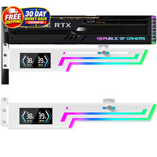 ARGB GPU Support Bracket with Temp Display Adjustable Anti Sag Graphics Card