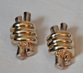 Sterling Silver Modernist Ear Clips