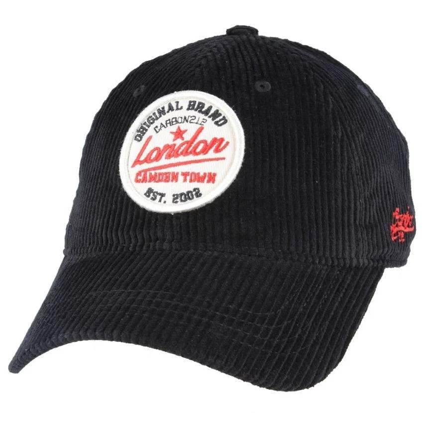 London Camden Town Corduroy Baseball Cap | Vintage Adjustable Street Hat