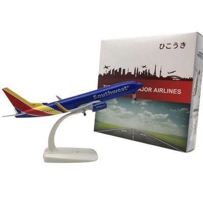 20cm B737 Airline Diecast Airplane Model Plane Souvenir  20cm X 18cm X 12cm