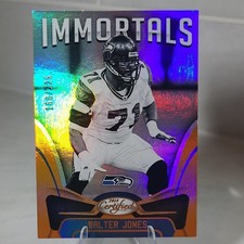 Panini 2018 Immortals Walter Jones Mirror Orange #127 /225 Seahawks