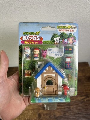 Takara Let's Create a Forest! House Set Blue Roof Animal Crossing