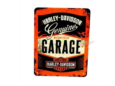 Schild Blech hoch ca. 200mm breit 150mm kräftige Farben für Harley