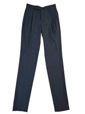 Rag & Bone Wool Pants Womens 27 Charcoal Gray Pleated Dress Trousers Made in USA