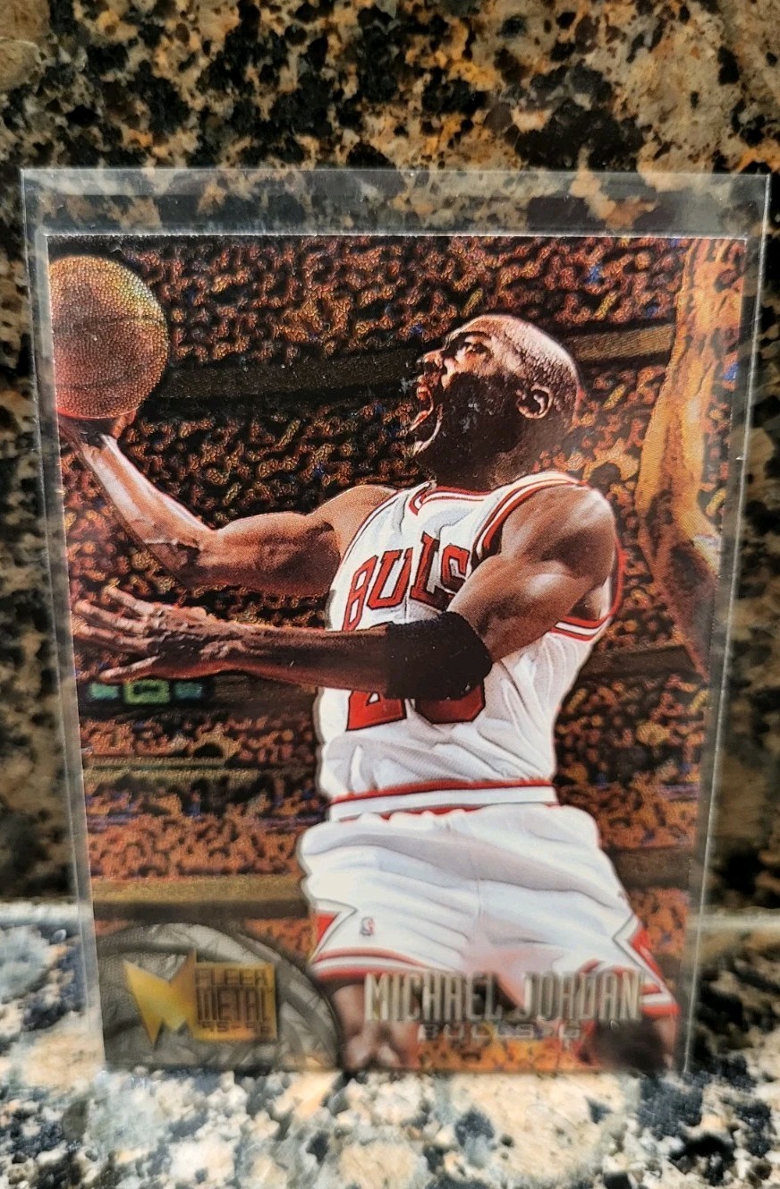 Michael Jordan 1995-96 Fleer Metal #13 Chicago Bulls