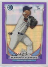 2014 Bowman Prospects Chrome Retail Purple Refractor Alex Guerrero Alexander 8k4