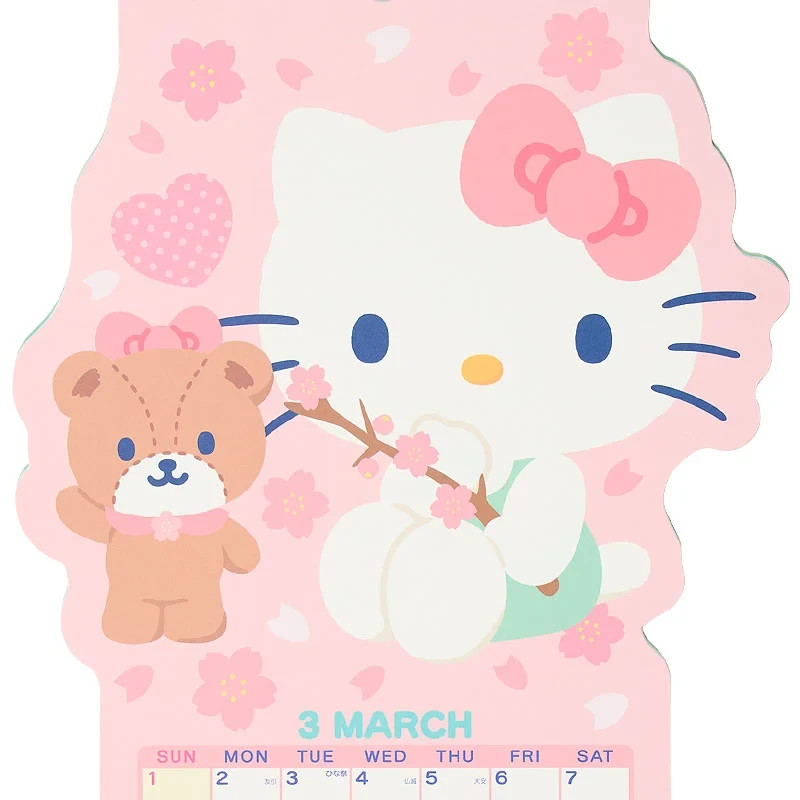 Hello Kitty Die cut calendar 2026 Japan Japanese Kawaii Sanrio | eBay