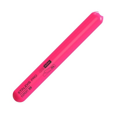 Staleks Pro Expert 20 Beveled Plastic Nail File Dual Function Hygienic Tool