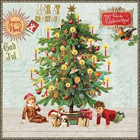 Ambiente Serviette Under The Xmas Tree 20 Stk 33X33 Cm Weihnachten Tischdeko
