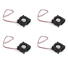 4Pcs Brushless DC Cooling Blower Fan 12V 5020s 50x50x20mm 0.18A Sleeve 2 Pin US