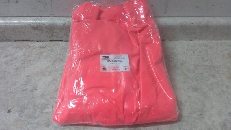 Standard Safety 074-5512-0007 Size 4XL WG Bib Overall