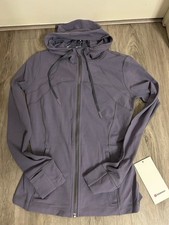 Lululemon Nulu Hooded Define Jacket Purple Size8 Full Zip