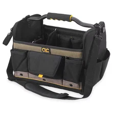 Clc Work Gear 1578 Tool Tote, Black, Polyester, 21 Pockets