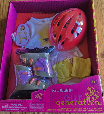 Our Generation   Roll With It  Rollerblade Outfit Spring Summer NEW!