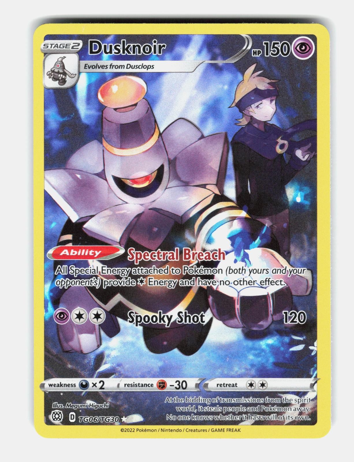 Dusknoir TG06/TG30 Holo Brilliant Stars Trainer Gallery Pokemon NM