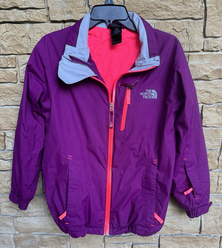 Girls The North Face Lightweight Rain Jacket - Sz L 14–16 - Excellent Condition