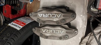 2005-2012 Acura RL Advics Front Left Right 4 Piston Brake Calipers Set Pair 
