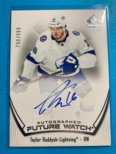 2021-22 SP Authentic #157 Taylor Raddysh FW AU RC 780/999