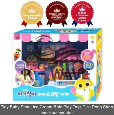 NEU Pinkfong Baby Shark Ice Cream Shop Sprechende Kassiererin...