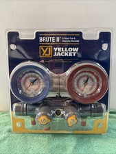 NEW Yellow Jacket 46010 BRUTE II 4-Valve Test & Charging Manifold