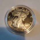 1993-P Proof American Silver Eagle 1 oz .999 Silver Dollar OGP Box COA