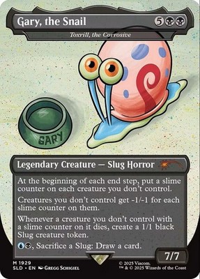 EDH Gary Deck - Spongebob MTG Magic the Gathering