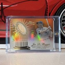 Topps 2012 Tribute World Series Swatches Joe DiMaggio WSS-JD Orange /25 Yankees