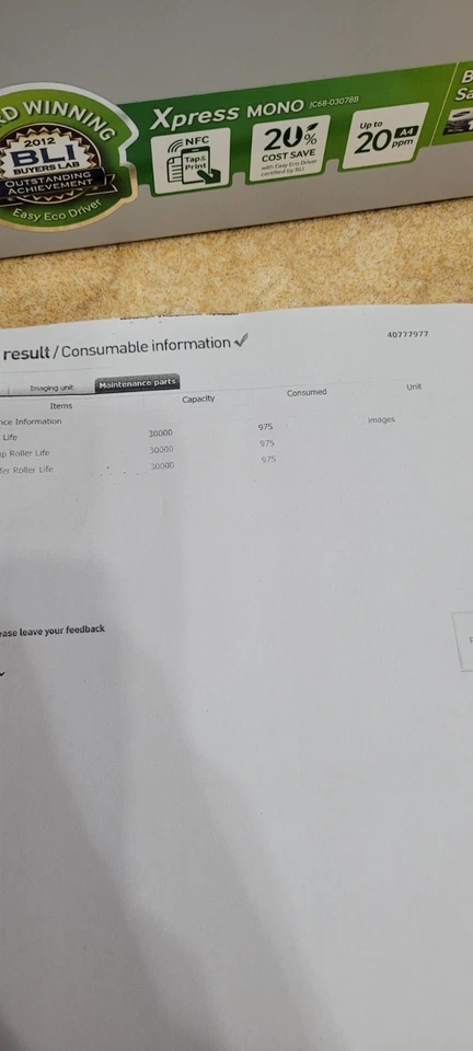 STAMPANTE SAMSUNG  M2022W Wi-Fi NFC (Stampa Da Smartphone) - Immagine 4 di 4