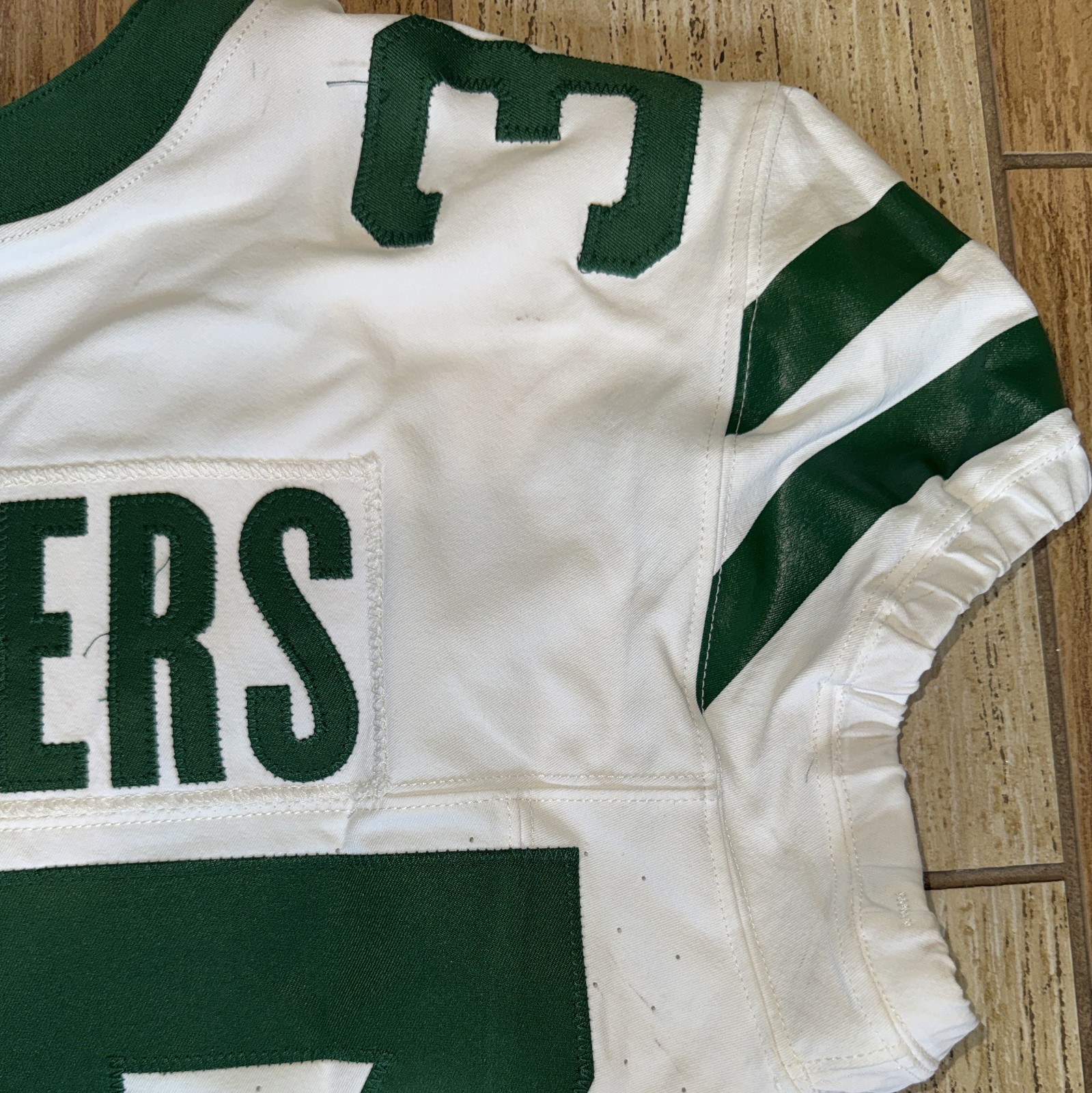 Qwan'tez Stiggers GAME USED 10/6/24 PHOTO MATCHED📸 Jets NFL Jersey vs Vikings🌍 view 9