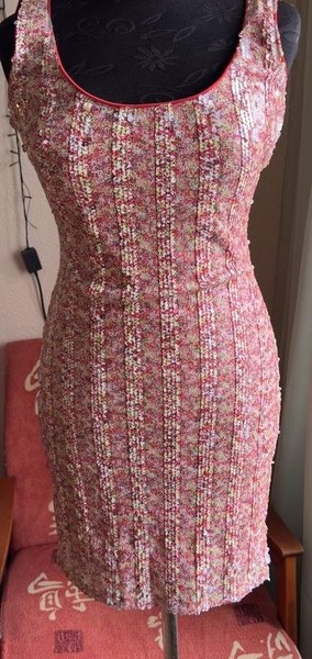 Women Badgley Mischka Dress Multicolor S
