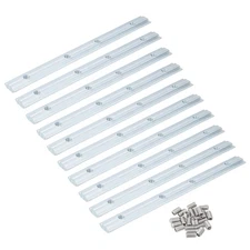 10 Set 3030 Straight Line Connector for 8mm t Slot Aluminum Profile M6 Screws