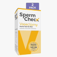 Vasectomy Home Test Kit - Check Sperm Count Post Vasectomy - 2 Pack - Easy to Re