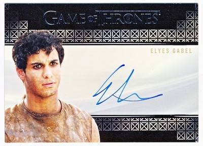 Game of Thrones Legends the Realm Elyes Gabel Valyrian Steel Autograph SP #NNO