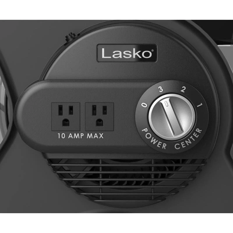 Lasko U12104 120V 100/75W 3-Speed Plastic Grey Indoor Blower Fan 12" - Image 4 of 4