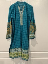 Nwot Khaadi Sz 12 Pakistani Indian Salwar Shalwar Kameez Kurta Eid Cotton Eid