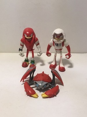 Sonic The Hedgehog Figure Lot Sonic Boom Spacesuit Knuckles & Crabmeat