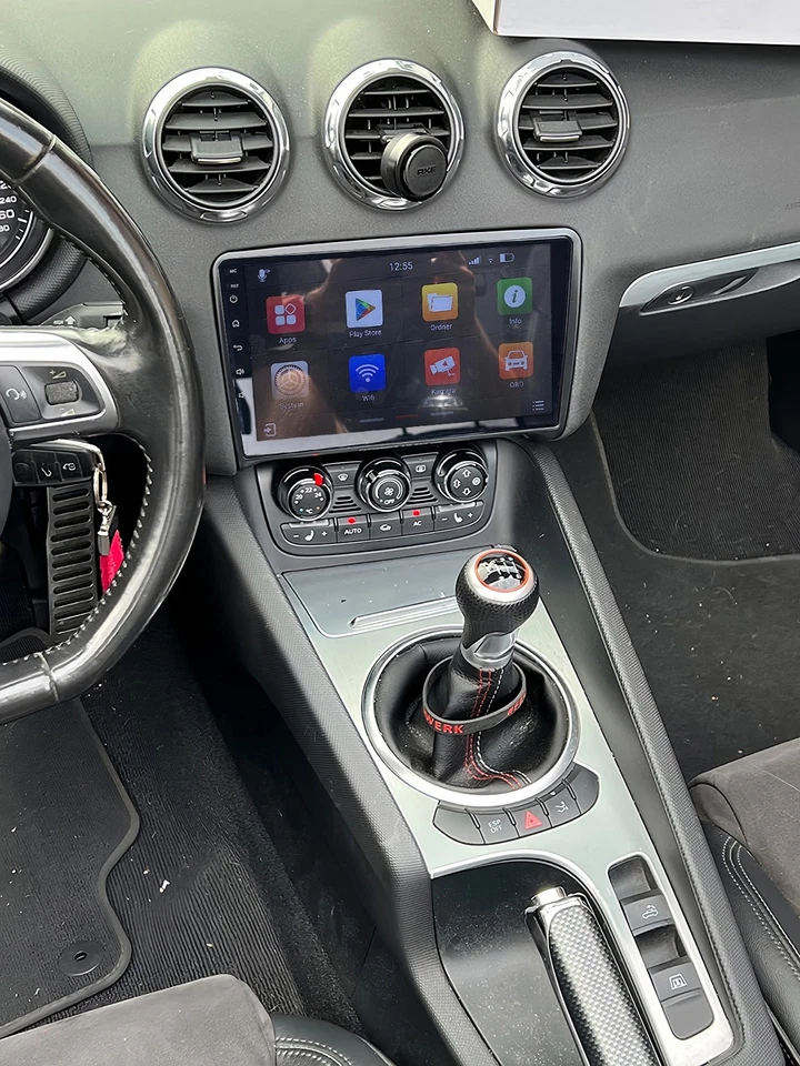 4+64GB 8 Kern WIFI Android 15 für Audi TT 2006-2014 Apple CarPlay Autoradio GPS - Bild 2 von 4