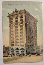 New McKinley Terminal St.louis Missouri MO Vtg 1912 Postcard AS IS 129