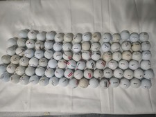 100 Hit-Away / Shag Golf Balls Assorted Brands great variety