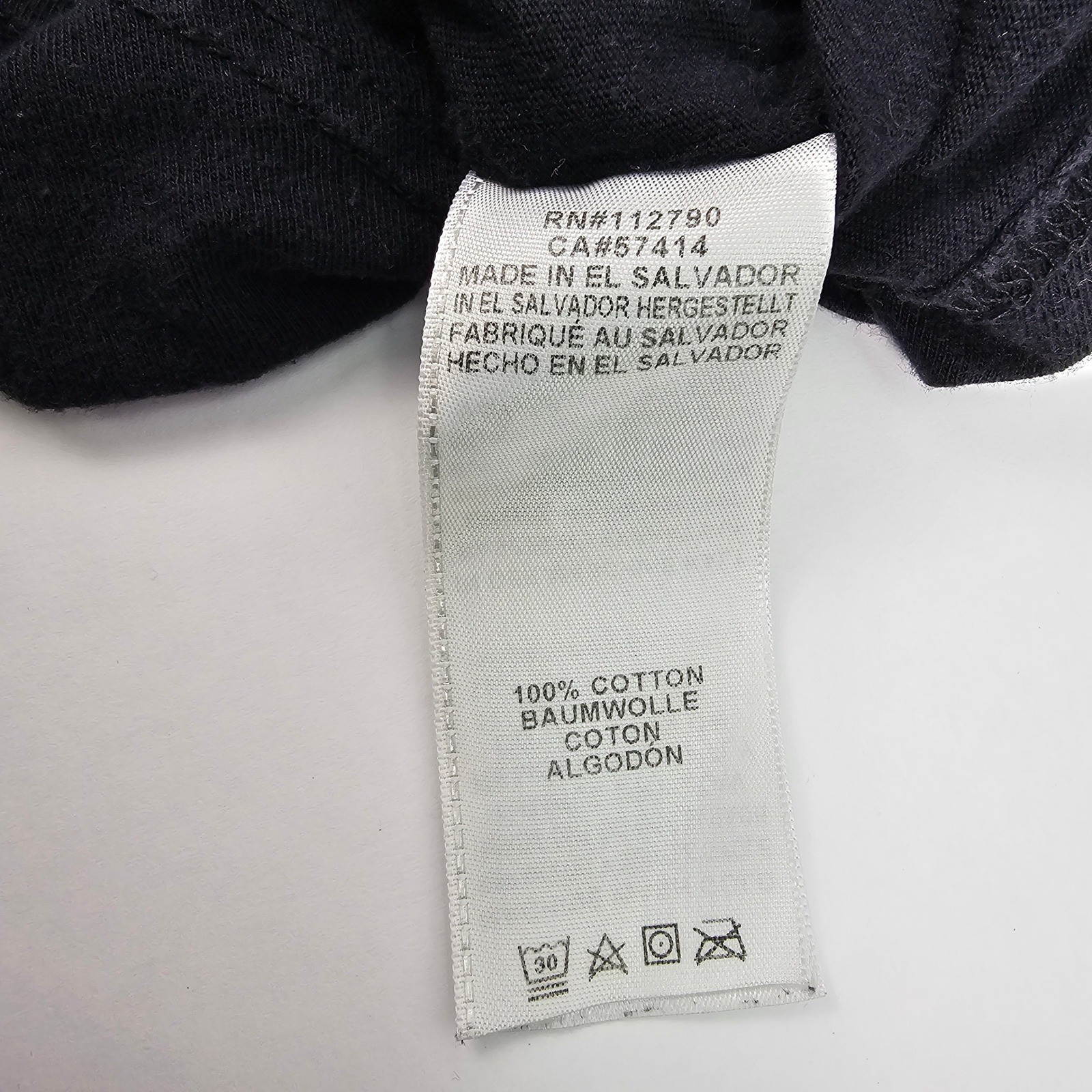 True Religion Mens M Pitch Black SS Pullover Tee Buddha Y2K Nostalgia Streetwear thumbnail 6