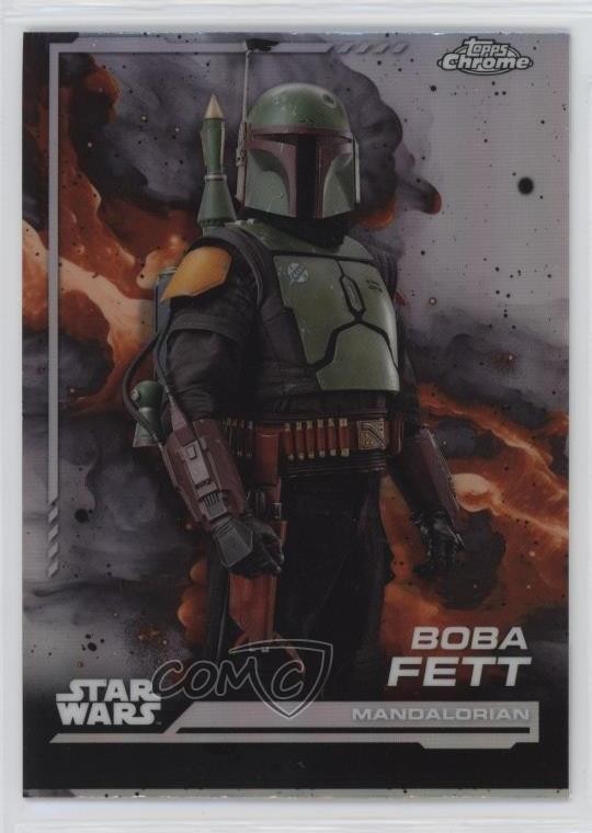 2024 Topps Chrome Star Wars Rainbow Refractor Boba Fett #19 i2k