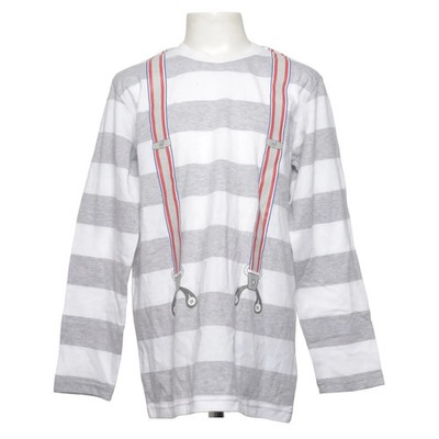 Draken & Juvelen by Elit, Langarmshirt, Größe: 140, Grau/Weiß, Baumwolle #jpl