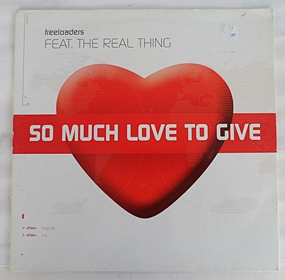 FREELOADERS feat. THE REAL THING - SO MUCH LOVE TO GIVE 12'' VINYL AATW *VG/G+*