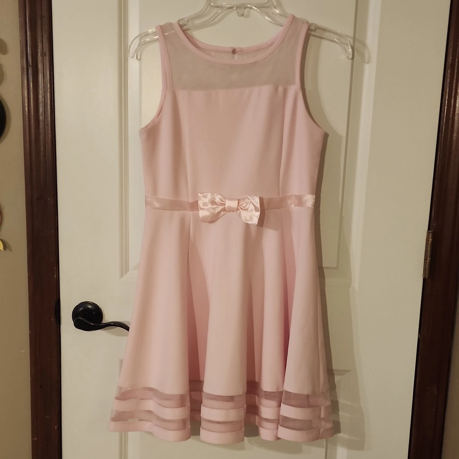 Calvin Klein dress big girls Size 14 with bow